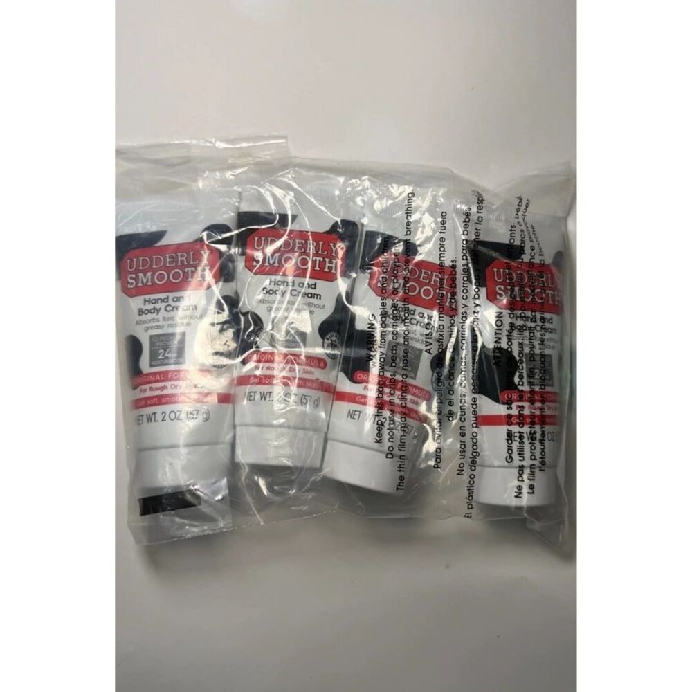Pack of 4 NEW Udderly Smooth Hand and Body Cream 2oz